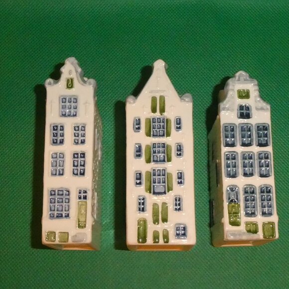 Set Of 3 Royal Goedewaagen Poly Delft Holland Hand painted Amsterdam - Picture 7 of 14